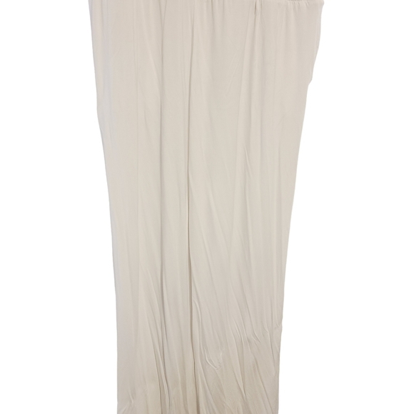 Hybrid & Company | Women's White High Waist Wide Legged Jumpsuit (Size 1X) - Picture 7 of 14